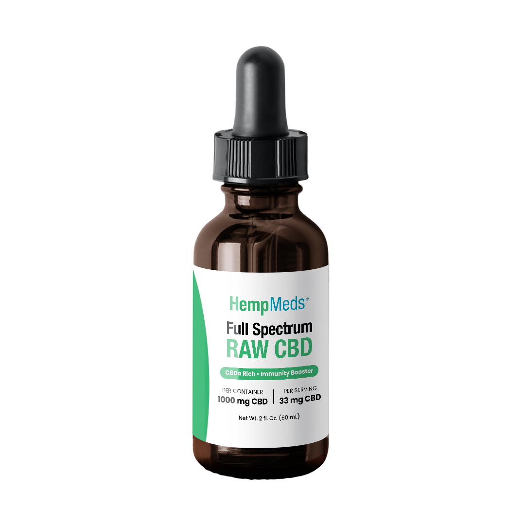 HempMeds RSHO Green Label raw CBD oil bottle